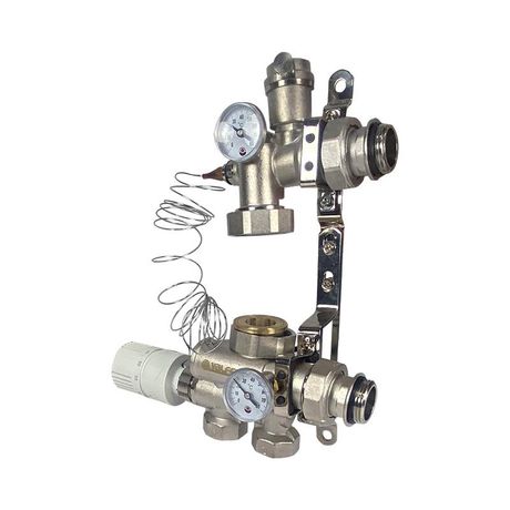 Узел насосно-смесительный с термоголовкой нижнимподключением, без насоса - VF.153.0.130.180 VALFEX