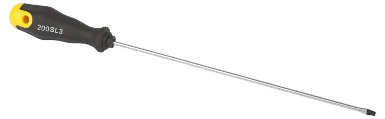 Отвертка шлицевая SL3х200 мм двухкомпонентная рукоятка - Б0055857 ЭРА
