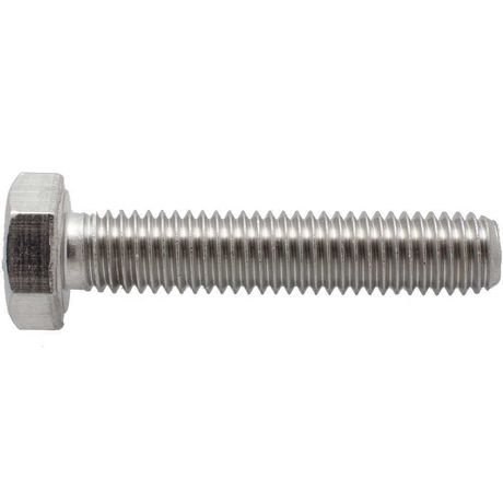 Болт DIN 933 М6х60 ШГ полная резьба нержавеющая сталь А2 (40 шт.) - G 0009 19 Европартнер