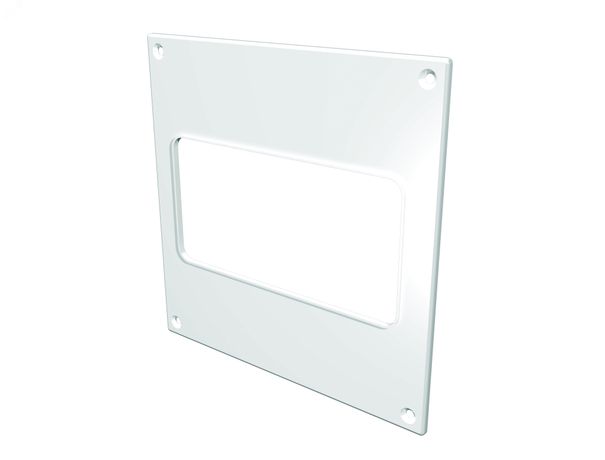 Накладка торцевая пластик 150х150 для воздуховода 60х120 - 612НПП ЭРА 649