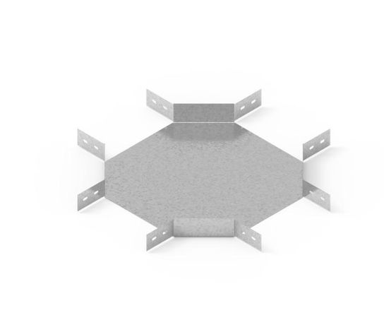 Лоток крестообразный H=50мм сталь 1.2мм НЛ30-К цУТ1.5 СОЭМИ Н0111123343