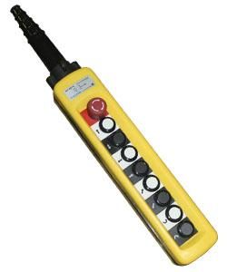 Пост кнопочный ПКТ-80Б У2, IP65, кнопка Блокировка с фиксацией (красная), вверх, вниз, влево, вправо, вперед, назад, по часовой, против 8NO - ET011045 Электротехник