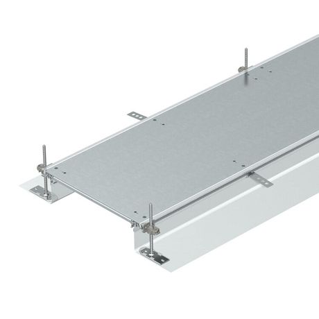 Секция кабельного канала OKA-G глухая, с фиксаторами 2400x400x140 мм (сталь) (OKA-G40040140R) | 7424044 OBO Bettermann