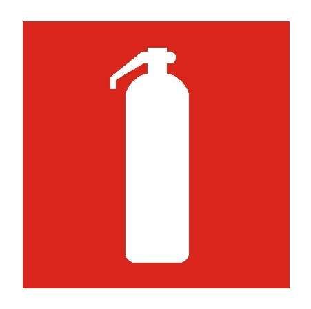Пиктограмма "Огнетушитель" ППБ 0003 250х250 СТ 2501002360 Световые Технологии