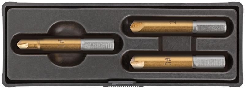 Набор экстракторов Профи , быстрорежущая HSS сталь, 3 шт. - 36453 РОС