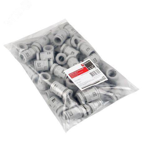 Коннектор для гофрированной трубы (20мм.) (50шт.) Plast EKFPROxima | kn-t-20 EKF