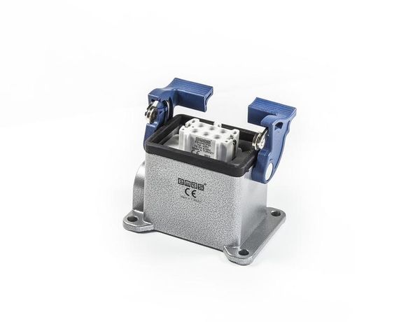 Розетка угловая 6 полюсов EMAS EBM06PD12