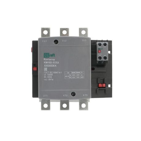 Контактор 185А 110В_АС АС3_ АС4 1НО+1НЗ КМ-102 | 21948DEK DEKraft APC
