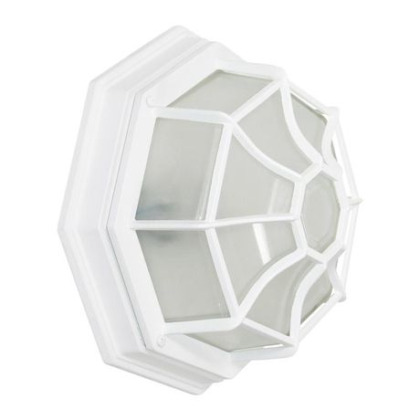 Светильник "Тартаруга" НПП 03-100-005 IP65 (ИМ) настенно-потолочный матов./корпус с решеткой бел. Элетех 1005301192