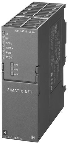 Процессор коммуникационный SIMATIC NET CP 343-1 LEAN для подключения S7-300 к IN - 6GK7343-1CX10-0XE0 Siemens