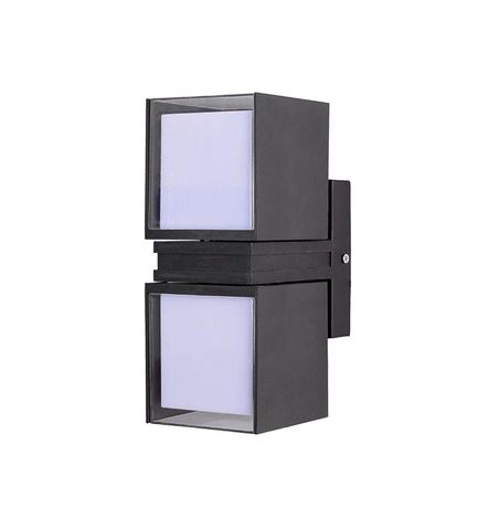 Светильник светодиодный архитектурный PWL-23095 2х8Вт 4000К BL IP54 фасадный исполнение двухсторон. черн. Pro JazzWay 5053151