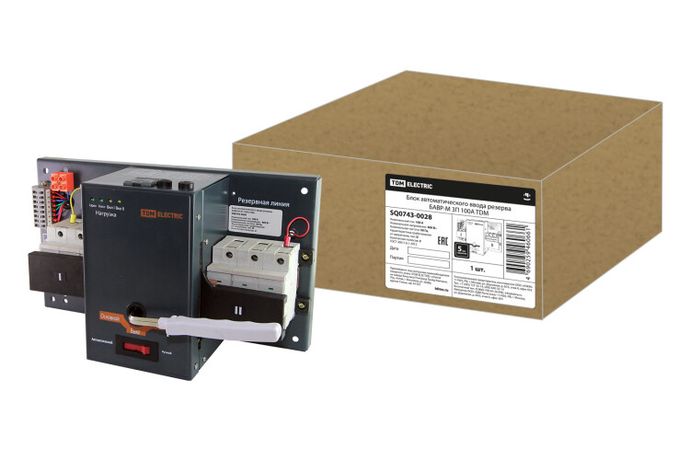 Блок автоматического ввода резерва БАВР-М 3П 100А | SQ0743-0028 TDM