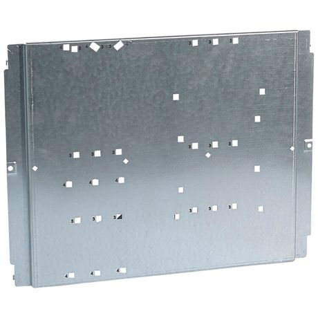 Пластина XL3 400 - от 1 до 2-х DPX 250 с блоком УЗО фиксированного исполнения вертикальный монтаж | 020222 Legrand