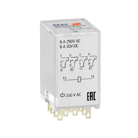 Реле промежуточное OptiRel G RP55-34-12D-6-CO/TI| 330070 | КЭАЗ