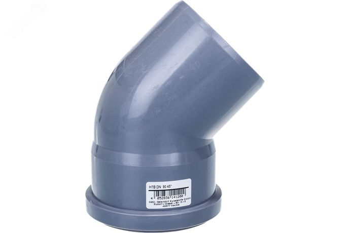 Отвод канализационный 90 х 45 град. - 114120 Ostendorf