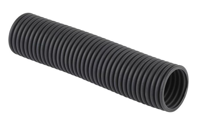 Труба гофрированная легкая d50мм с протяжкой безгалоген. трудногорючая (FRHF) (уп.15м) темн. сер. Ruvinil 65001 TYCO