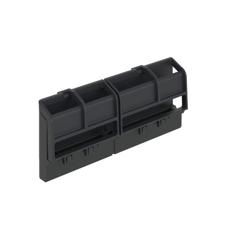 Держатель шинный FRAME 162мм 4 сегмента до 20 полюсов (для всех щитков) черн. DKC F08BBHU1 ДКС