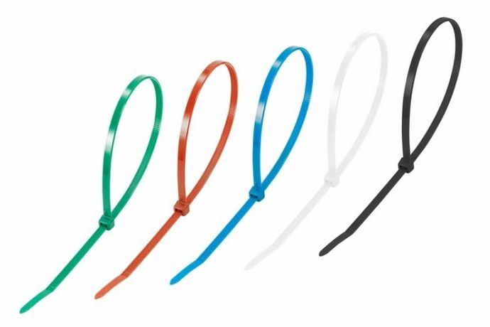 Хомут кабельный 4.8х300 нейл. разноцвет. (уп.25шт) Rexant 07-0308-25 MEET