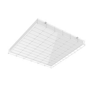 Светильник светодиодный VARTON S070 2.0 спортивный для образовательных учреждений 30 ВТ CRI90 4000 K накладной 603х620х70 мм IP40 с опаловым рассеивателем защитной решеткой аварийный автономный постоянного действия - V1-E0-00024-01OPA-4003040 VARTA