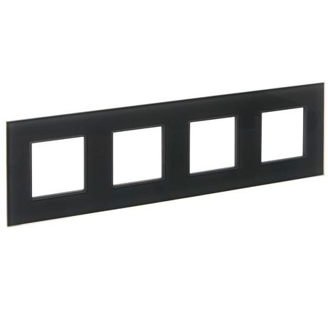 Рамка 4-м SKANDY SK-F24G стекло графит IEK SK-M42-G-K53