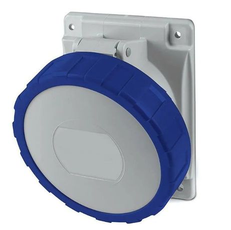 Розетка панельная с наклоном артикул DIS4181663 IP67 16А 2P+E 230В DKC DIS4181663S ДКС DKC (ДКС) арт. DIS4181663S