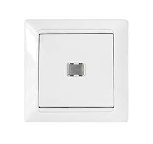 Выключатель 1-кл. СП 10А IP20 с подсветкой бел. Bylectrica С1 10-813