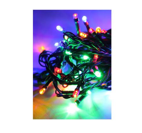 Гирлянда светодиодная 100LED шнур 13м IP44 удлинение до 6шт. тепл. бел. Космос KOC_GIR100_WW_IP