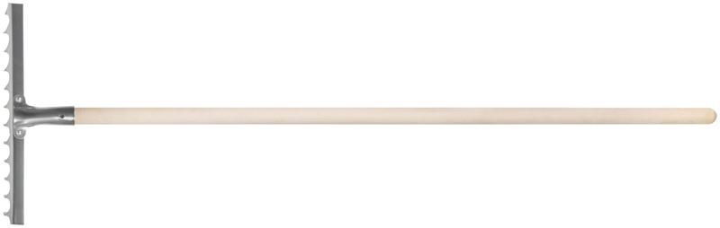 Грабли витой зуб нержавеющая сталь 12 зубьев с деревянным черенком FIT 76983 РОС