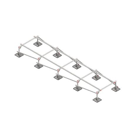 Конструкция опорная для установки оборудования TECHNORAPTOR STEELFOOT 1200х5000 тип 2 КМ TR0119 КМ-Профиль