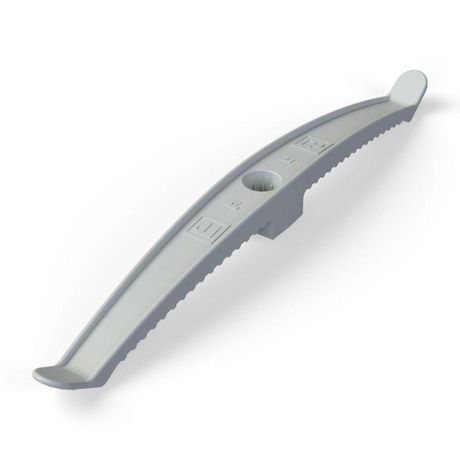 Держатель круглого кабеля двусторонний для прямого монтажа на 16 мест в гофроящике сер. (уп.100шт) Промрукав PR13.0487 Строитель