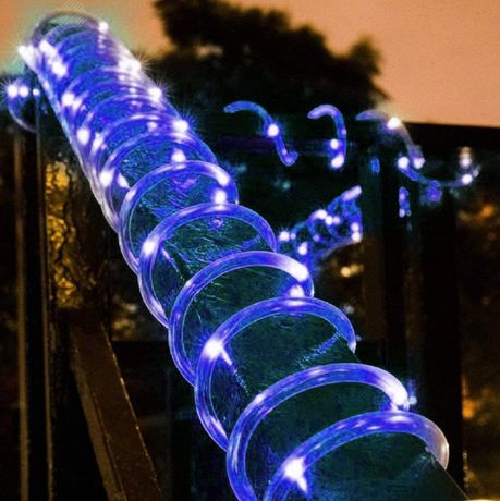 Шнур светодиодный Дюралайт 3W 3.4Вт/м IP65 220В d13мм свечение с динамикой син. (уп.100м) КОСМОС KOC-DL-3W13-B