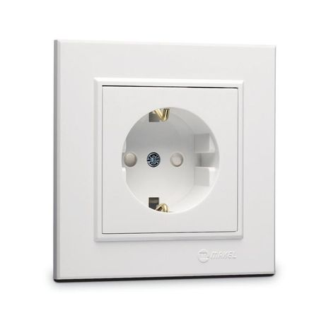 Розетка с/з с защит. для детей СП Karea 16А IP20 бел. Makel 56001058