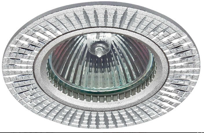 Светильник встраиваемый под лампу KL32 AL/SL/1 декор cо светодиодной подсветкой, поворотный, белый | Б0049559 ЭРА