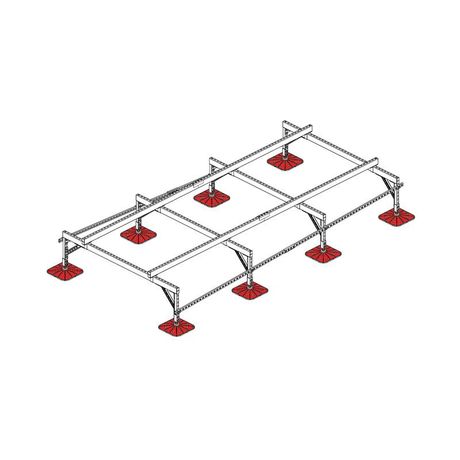 Конструкция опорная для установки оборудования TECHNORAPTOR FOOT 2000х4000 KM-TR-F-SSEI-2000-4000 КМ TR0047 КМ-Профиль