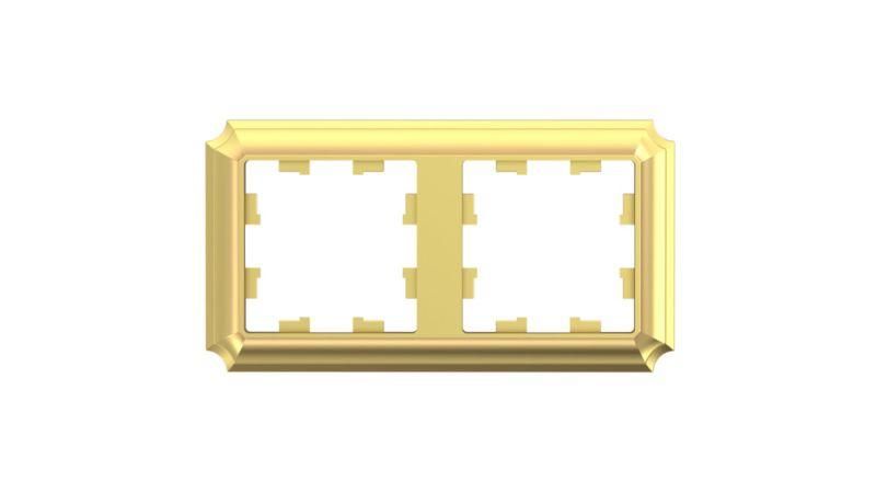 Рамка 2-пост. AtlasDesign Antique универс. зол. SE ATN101602 APC