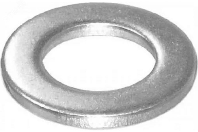 Шайба DIN125 М8 плоская оцинкованная (15кг/9150шт) - 022537 Руфкомплект 322537