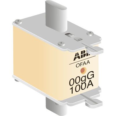 Предохранитель OFAA00GG100 100А тип gG габарит 00 до 690В - 1SCA022700R9520 ABB