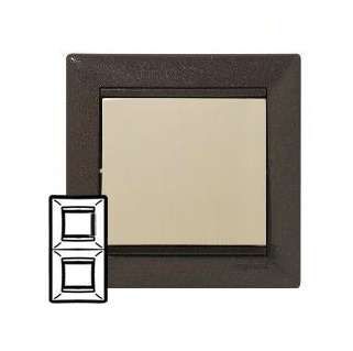 Рамка 2-м Valena верт. модерн Leg 770006 Legrand