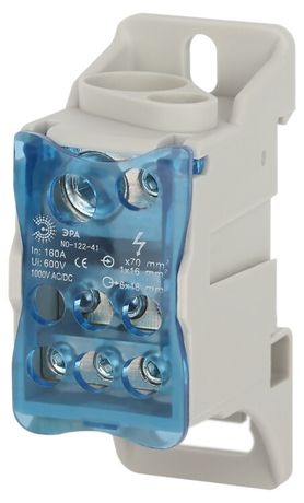 Распределительный блок на DIN-рейку NO-122-42 РБД-250А | Б0051116 ЭРА