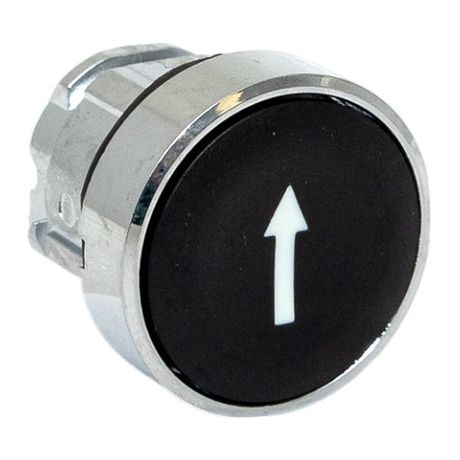 Исполнительный механизм кнопки XB4 черный плоский возвратный без фиксации, стрелка IP65 - XB4BA-2156C-65 EKF