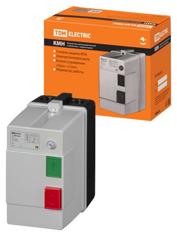 КМН34062 40А в оболочке с индикатором Ue=220В/АС3 IP54 | SQ0709-0031 TDM