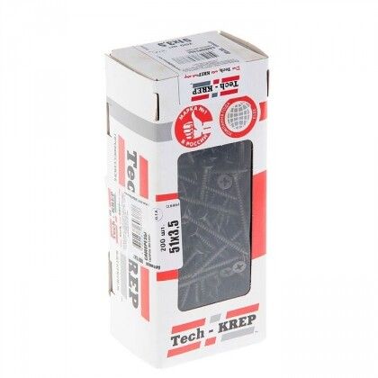 Саморез ШСГМ 3,5х51 (200 шт) - коробка с окном ( 0,47 кг) | 102132 Tech-KREP