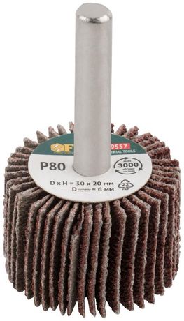 Диск лепестковый для дрели радиальный 30х20х6 мм Р 80 - 39557 РОС