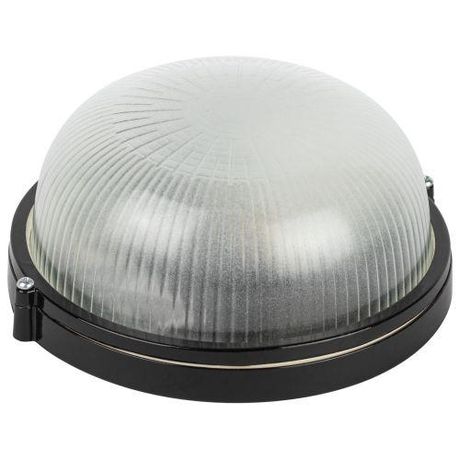 Светильник НБП 03-60-001 Акватермо алюминий/стекло IP54 E27 max 60Вт D176 круг черный | Б0063905 ЭРА