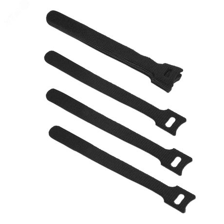 Хомут для кабеля, липучка с мягкой застежкой, 135x14 мм, красный (10 шт.) - CLAMP-135-RD Cabeus 9350c