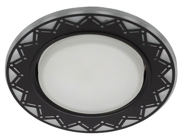 Светильник светодиодный точечный DK LD27 WH/BK GX53 декор со светодиод. подсветкой бел./черн. MC Б0037389 MC арт. Б0037389