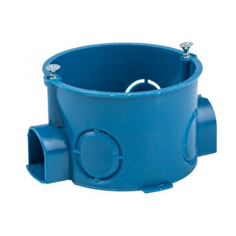 Коробка установочная КМТ-010-002 для твердых стен (68х42) с саморезами IP20 розничный стикер PROxima | plc-kmt-010-002-r EKF