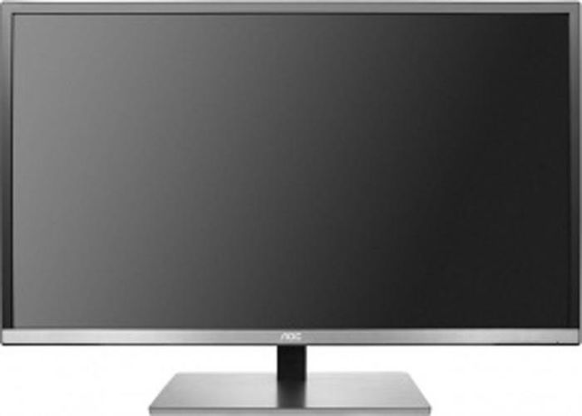 Монитор LCD 315дюйм [16:9] 3840х2160 MVA nonGLARE 350cd/кв.м H178град/V178град 3000:1 80M:1 4ms VGA DVI HDMI DP Tilt Speakers Audio out 3Y Silver-Black U3277FWQ AOC