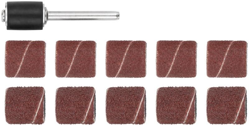 Бандаж наждачный и штифт, набор 11 шт. - 36917 РОС