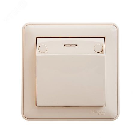 Выключатель карточный 1-кл. СП W59 16А IP20 в сборе сл. кость SE VS616-051-28 APC